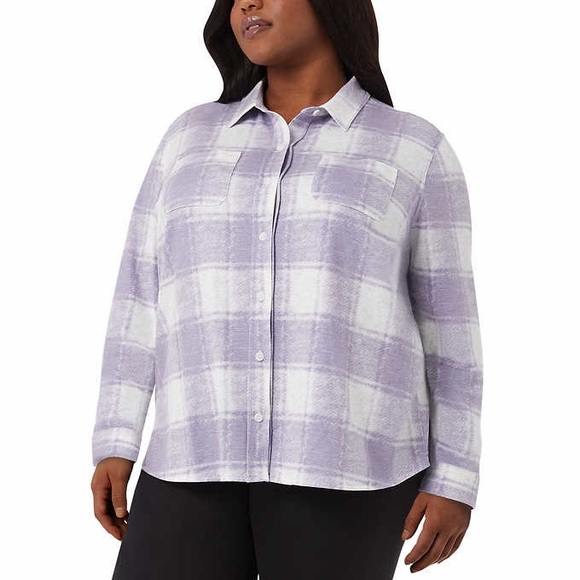 32 Degrees Womens' Cozy Flannel Shirt - Picture 5 of 6